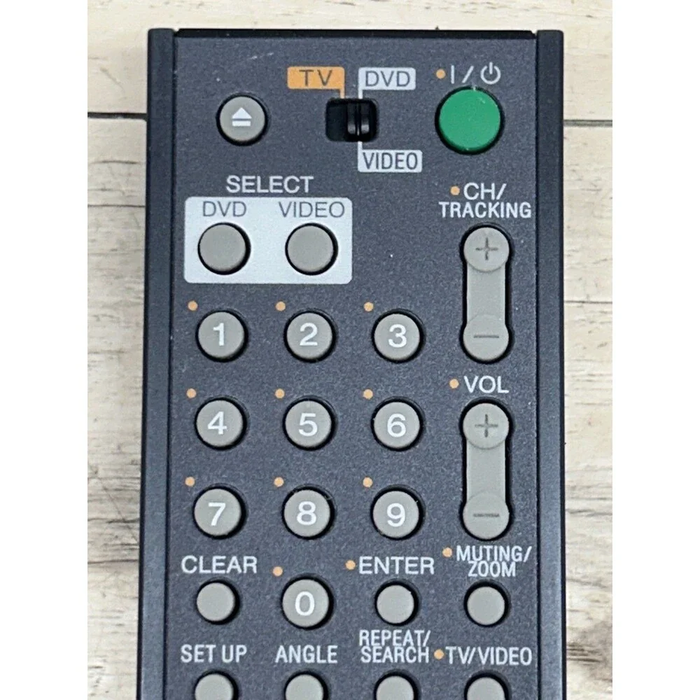 Sony RMT-V501C Video DVD Combo Remote Control Replacement Tested-Works
